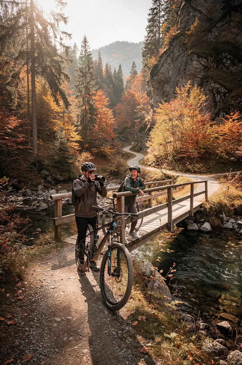 Zelený mestský park s lavičkami a cyklistickými trasami vhodný na kombináciu prírody a mestského života.